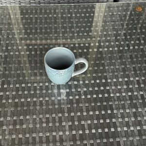 Elegant Blue Ceramic Mug